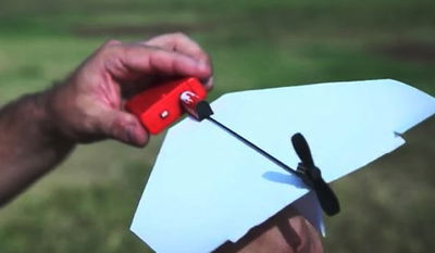 פיתוח חדש: מטוס נייר הנשלט על ידי הסמארטפון
