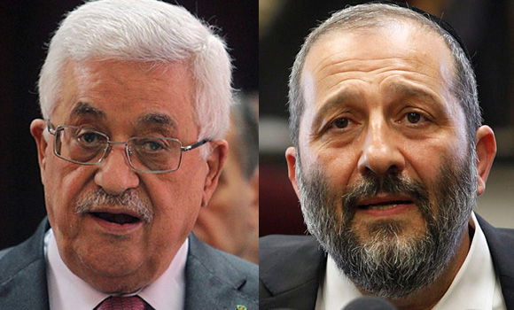 דרעי שוחח עם אבו מאזן: "עם ישראל חפץ שלום"