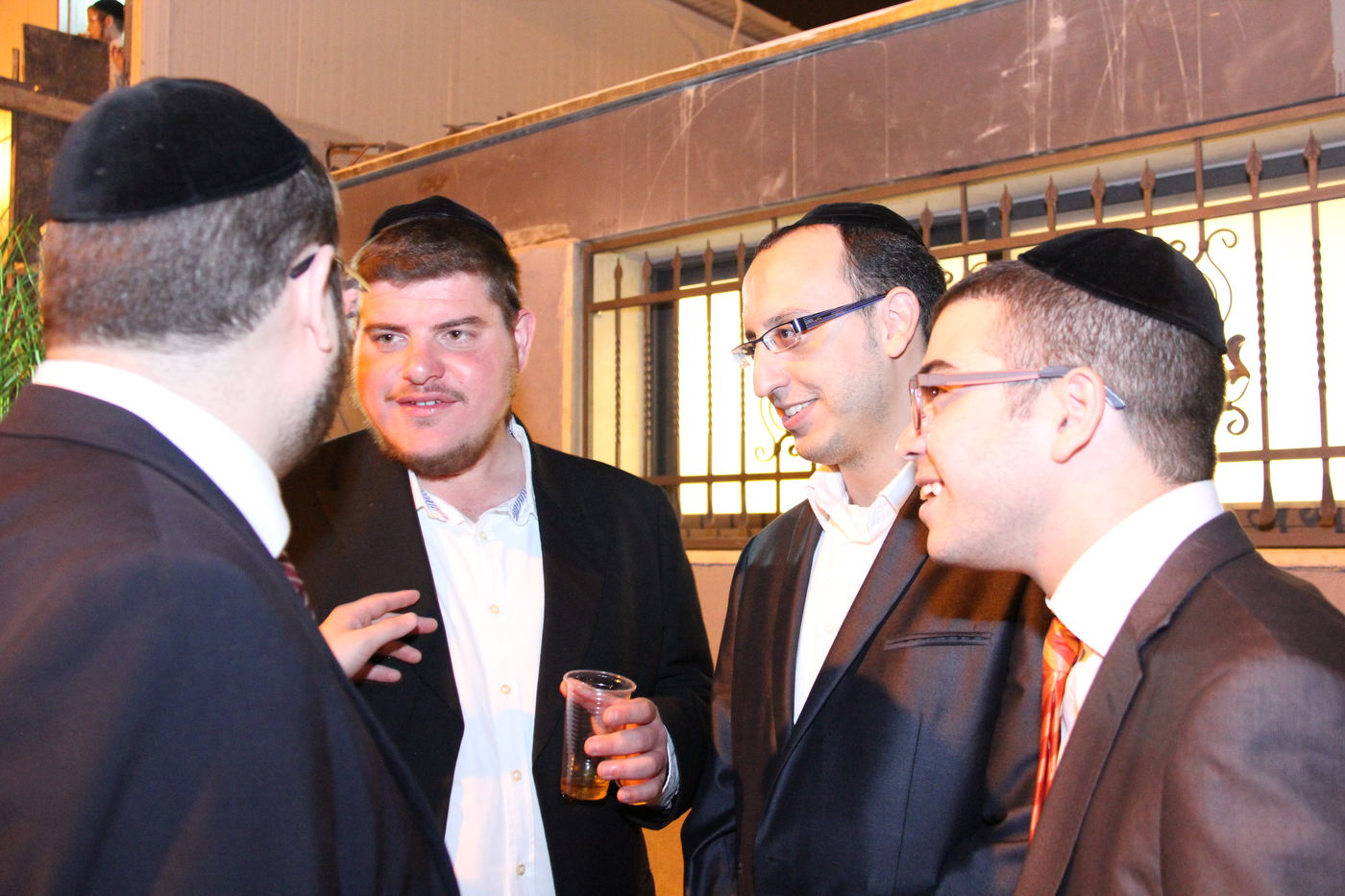 צביקה גרוניך, חיים אילוז, שרגא ניימן ומוטי רובנשטיין