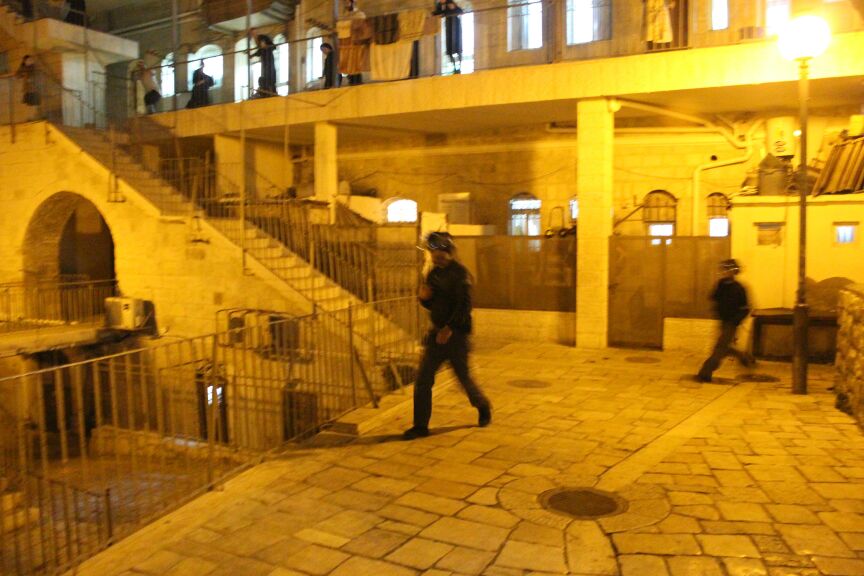 תיעוד: הפגנת מחאה על מעצר שני בחורי ישיבה