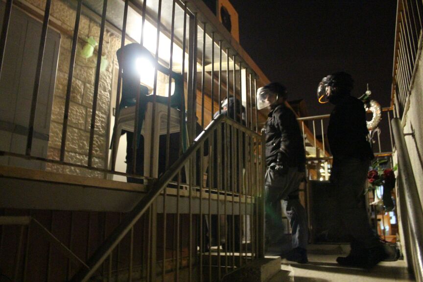 תיעוד: הפגנת מחאה על מעצר שני בחורי ישיבה