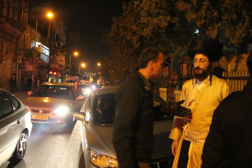 תיעוד: הפגנת מחאה על מעצר שני בחורי ישיבה