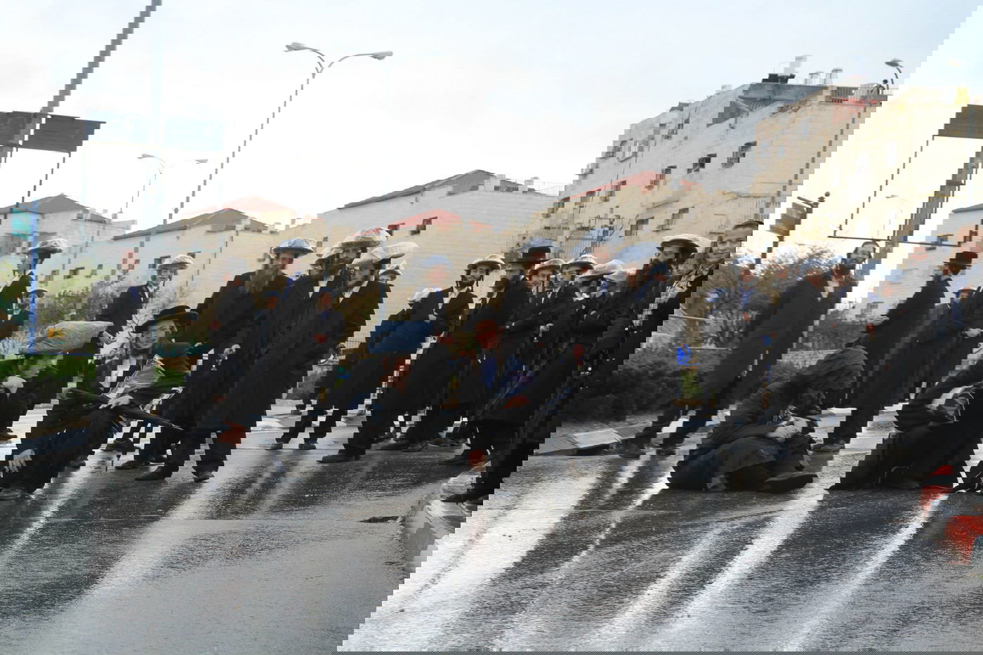 גשם ו"גיוועלד" • תיעוד מסכם מההפגנה נגד מעצר תלמידי הישיבה