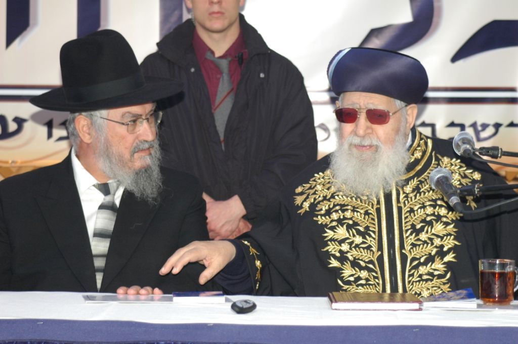 עם מרן פוסק הדור רבי עובדיה יוסף זצ"ל