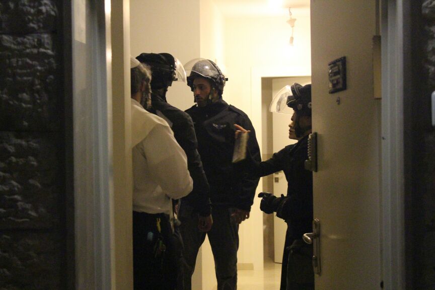 תיעוד: הפגנת מחאה על מעצר שני בחורי ישיבה