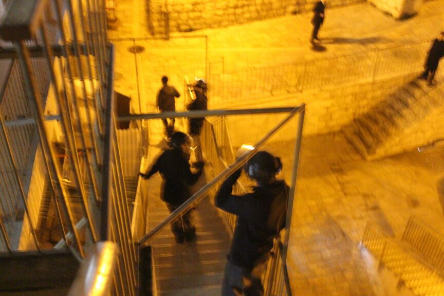 תיעוד: הפגנת מחאה על מעצר שני בחורי ישיבה