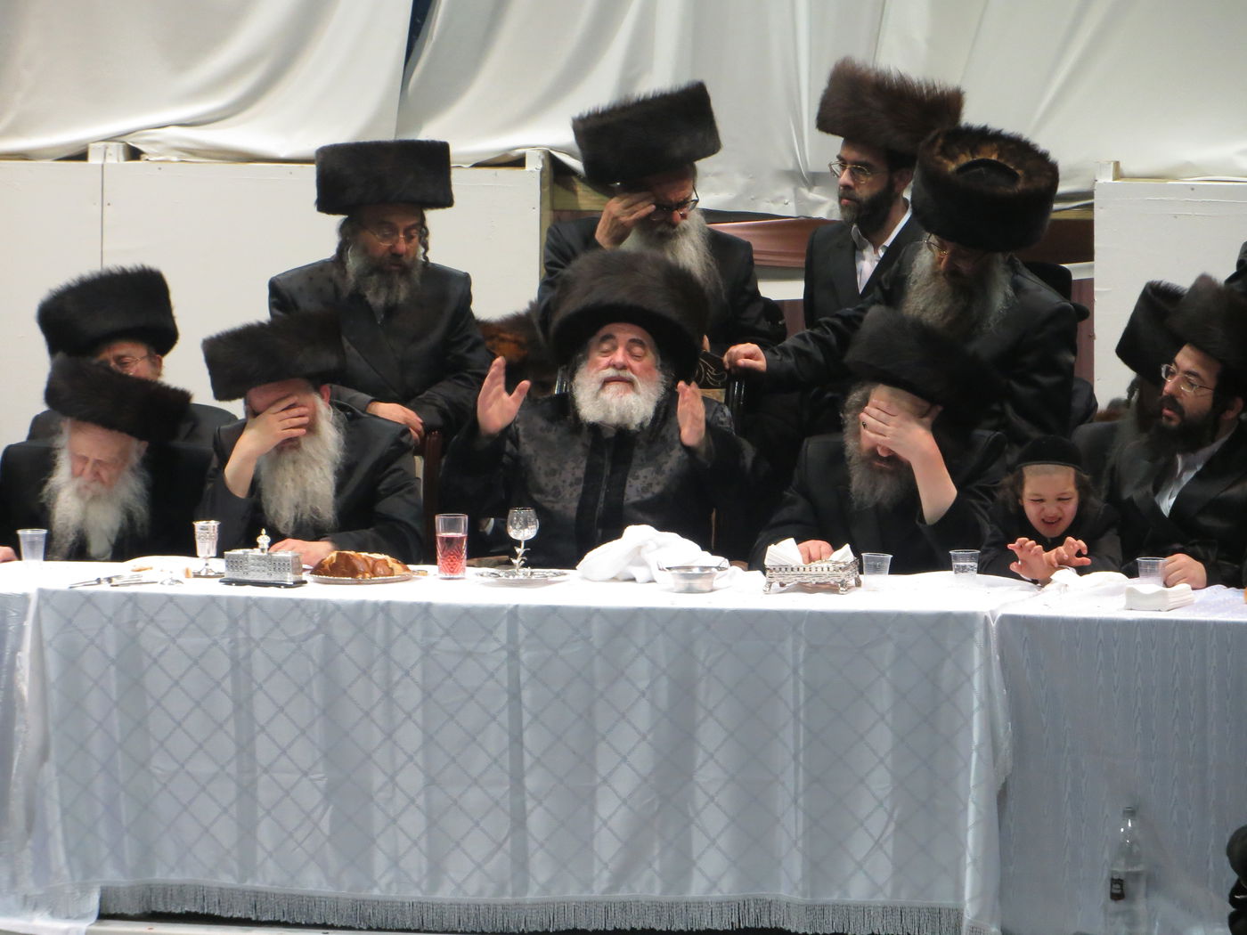 האדמו"ר מויז'ניץ בלונדון • גלריה