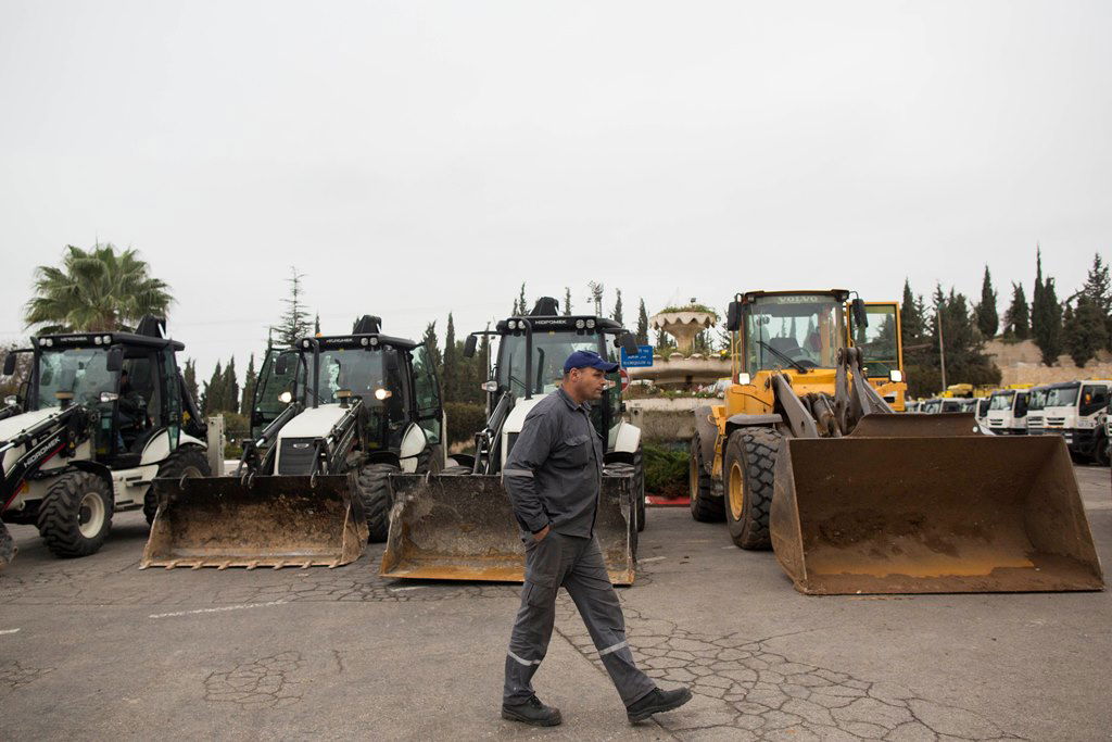 צפו: עיריית ירושלים נערכת לשלג