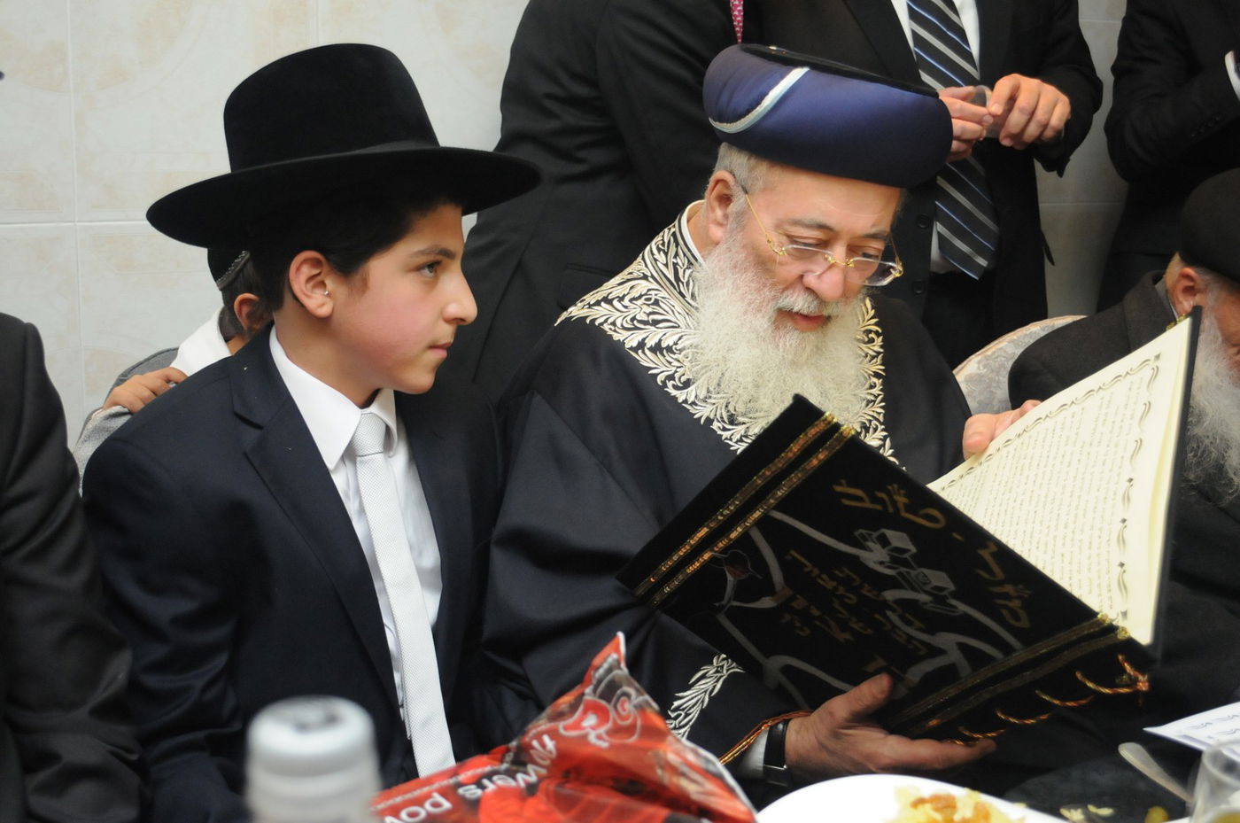 גלריה: בר מצווה לבנו של המקובל הרב בניהו שמואלי