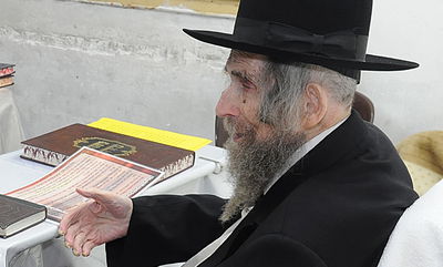 מרן ראש הישיבה הגראי"ל שטיינמן בביתו