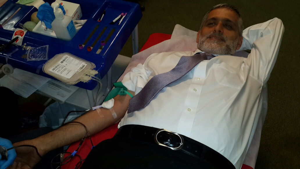 צפו בתמונות: ישי ודרעי תרמו דם