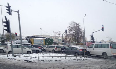 אין רמזורים ואין שוטרים