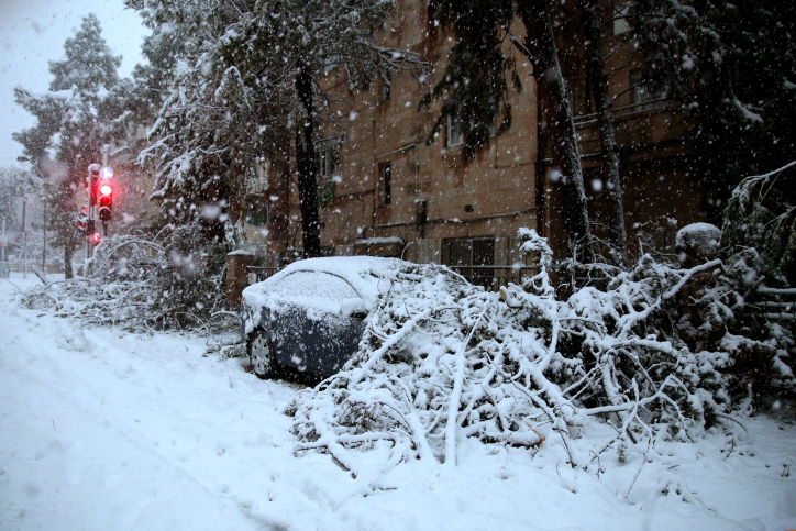 רכב תקוע בירושלים