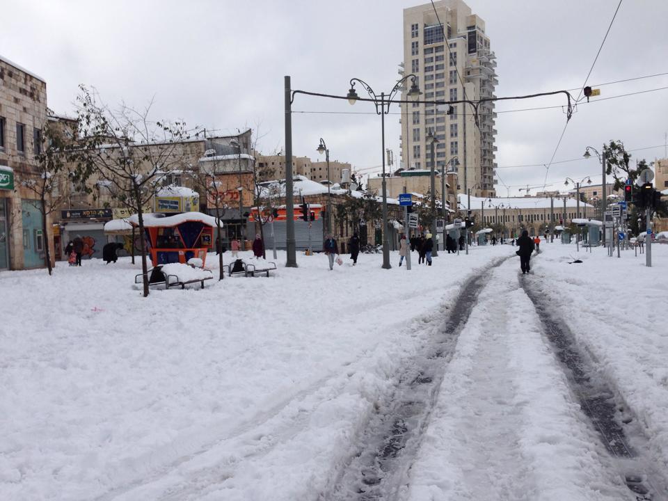 התחזית: שלג כבד עד מחר בצהריים