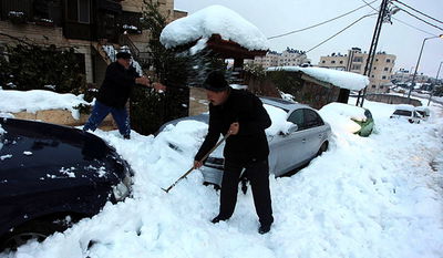 השלג בירושלים, בסוף השבוע