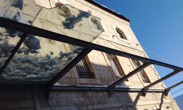 הגגון שקרס בשטיבלאך בית ישראל, הבוקר