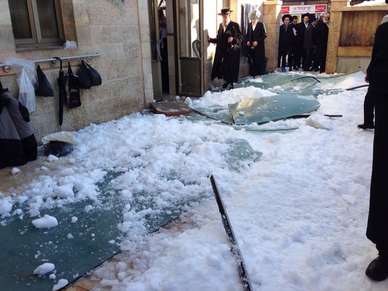 למרות נזקי הסערה: בישיבות בירושלים המשיכו ללמוד