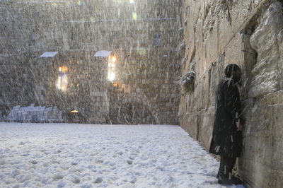 השלג בכות המערבי