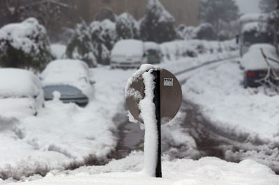 השלג העז חוסם את נתיבי התנועה