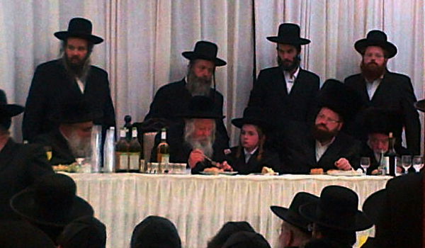 הרבי מגור בבר המצווה, הערב