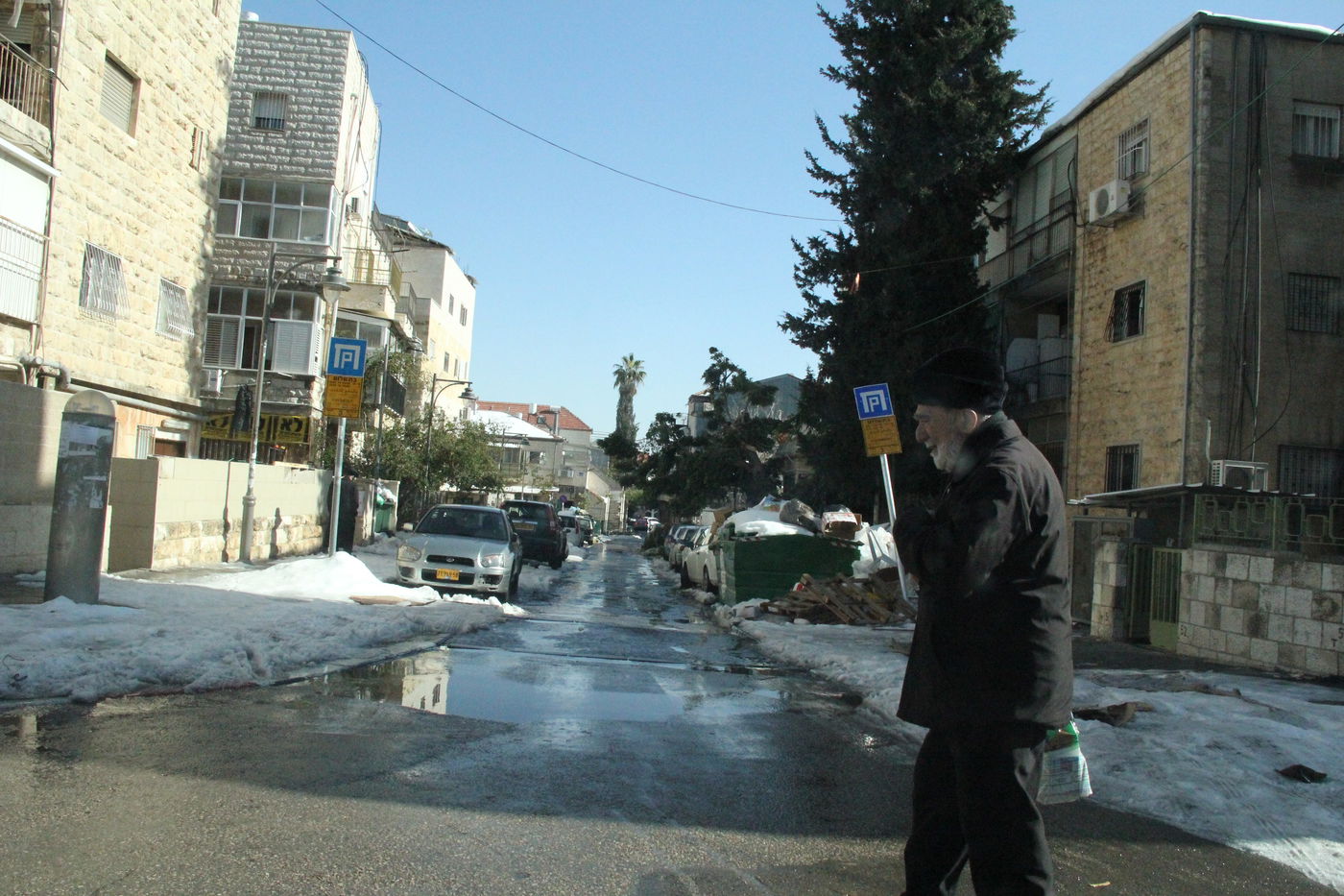יצאנו לבדוק: עיריית ירושלים מפלה חרדים בפינוי השלג?