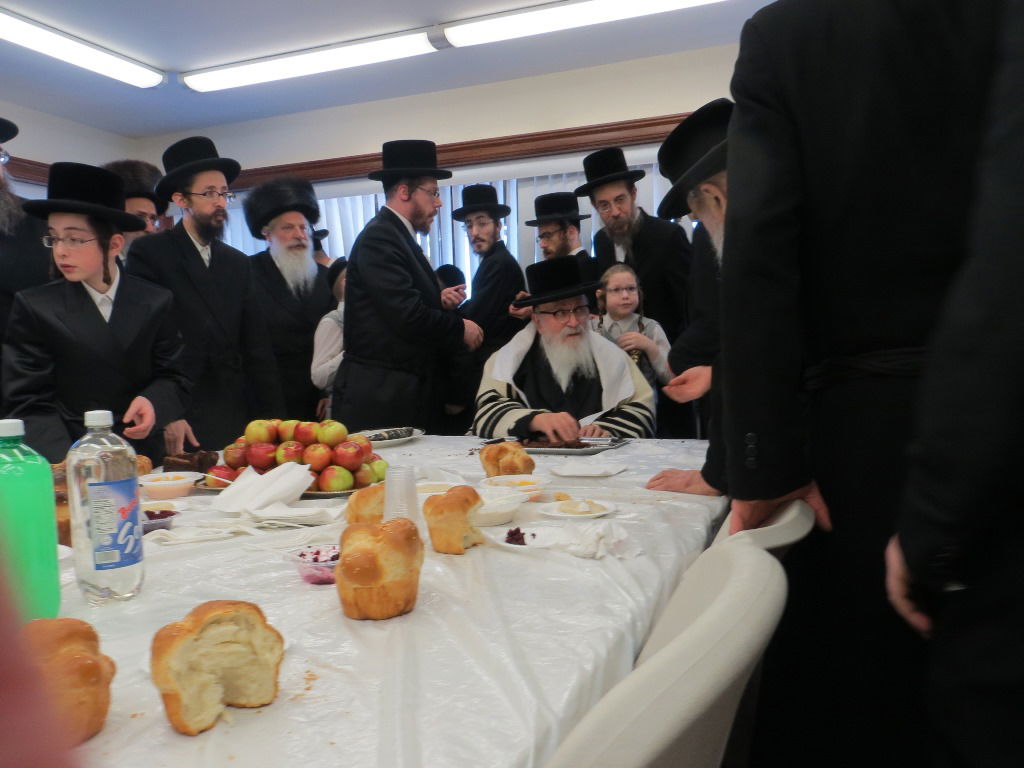 תיעוד: הנופש של הרבי מסקווירא בעיירה נייעק