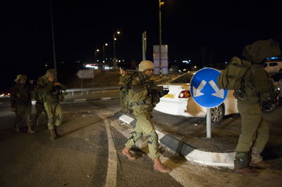 זירת פיגוע הדקירה, אמש