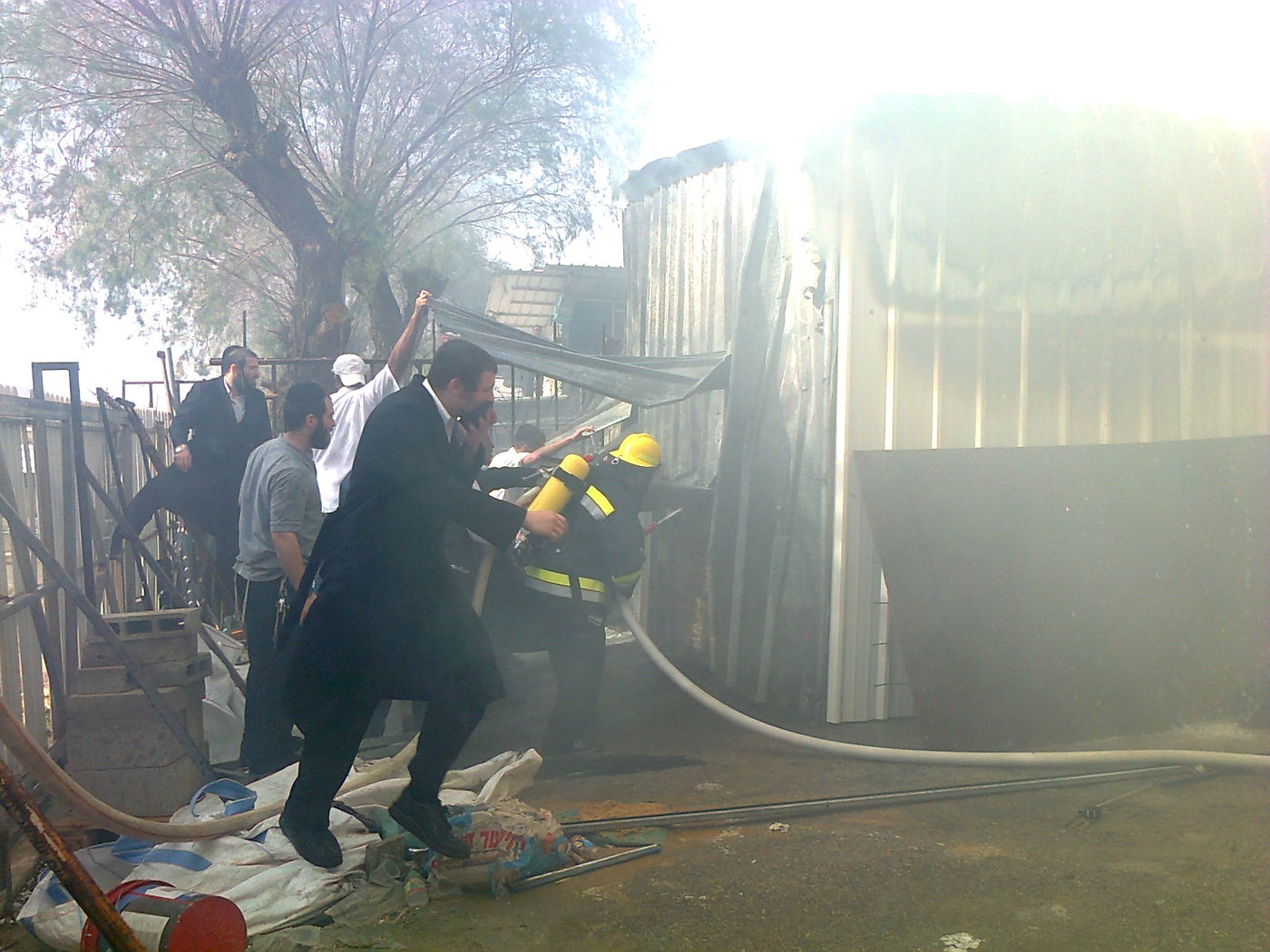 האדמו"ר מצאנז: "כשיש שריפה נשרפות קליפות רבות"