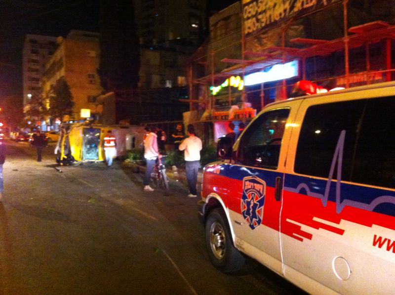 זירת התאונה