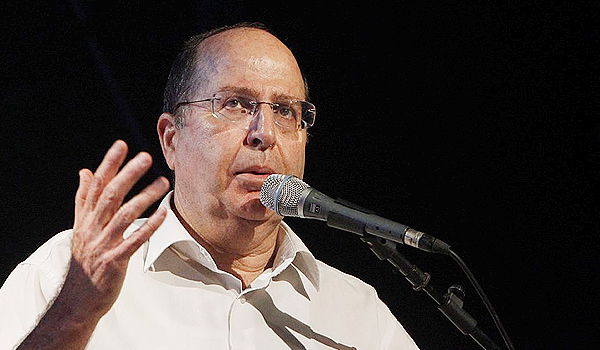 שר הביטחון משה בוגי יעלון