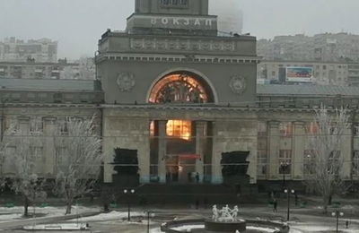 צפו: רגע הפיצוץ בפיגוע התאבדות ברוסיה