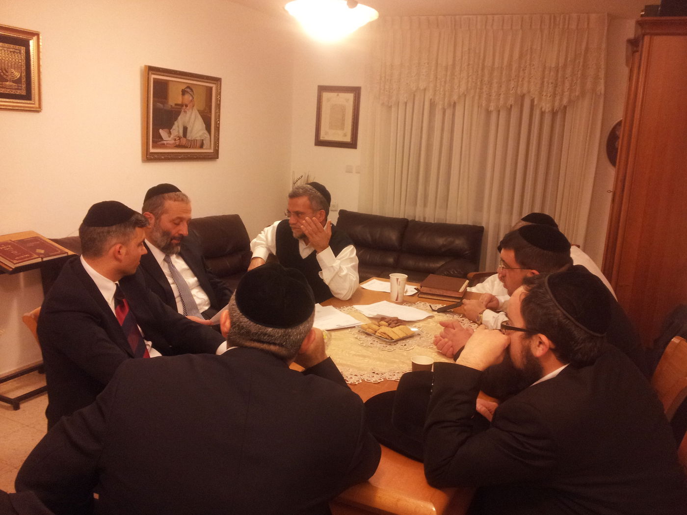 אלעד: ישיבת סיעת ש"ס בעיר בהשתתפות יו"ר ש"ס אריה דרעי