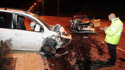 זירת התאונה אמש