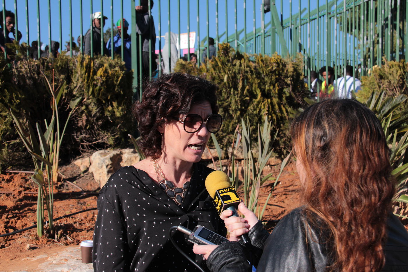 הפגנת המסתננים מול הכנסת: תיעוד ענק