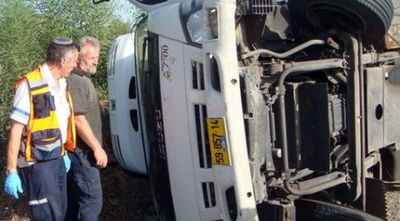 כביש 6: סמיטריילר התנגשה במשאית ובטנק שעליה