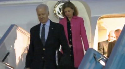 צפו: סגן נשיא ארה"ב ג'ו ביידן מגיע לישראל