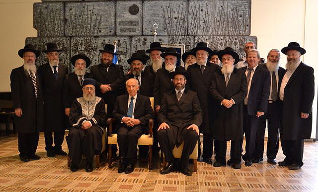 חברי מועצת הרבנות הראשית אצל נשיא המדינה