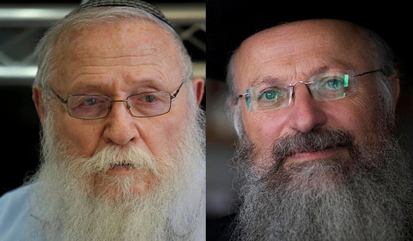 הרב שמואל אליהו והרב חיים דרוקמן