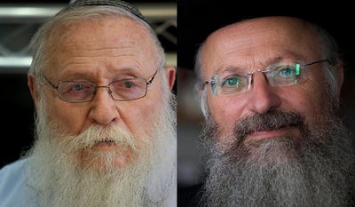 הרב שמואל אליהו והרב חיים דרוקמן