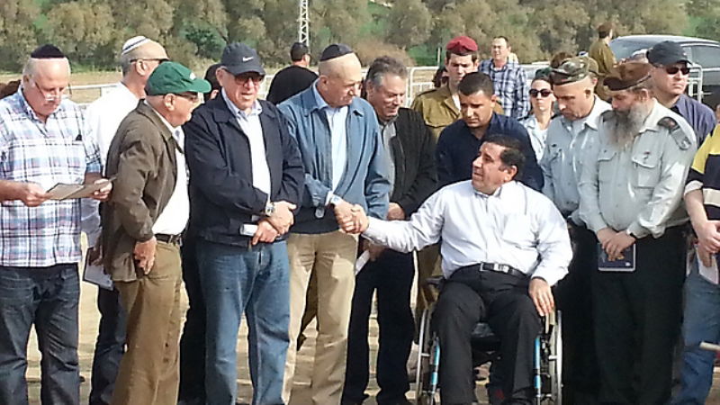 רוה"מ לשעבר אולמרט בטקס