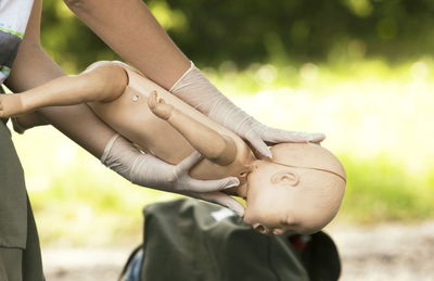 הדמיית ניסיון טיפול בחנק