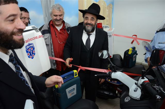 שלושה אופנולנסים חדשים נוספו בסניף 'איחוד הצלה' בני ברק