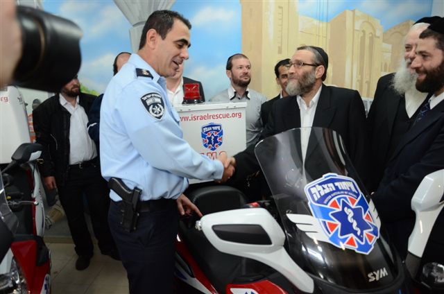 שלושה אופנולנסים חדשים נוספו בסניף 'איחוד הצלה' בני ברק