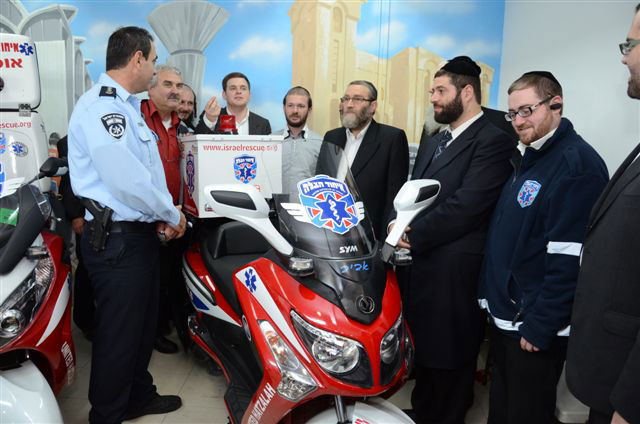 שלושה אופנולנסים חדשים נוספו בסניף 'איחוד הצלה' בני ברק