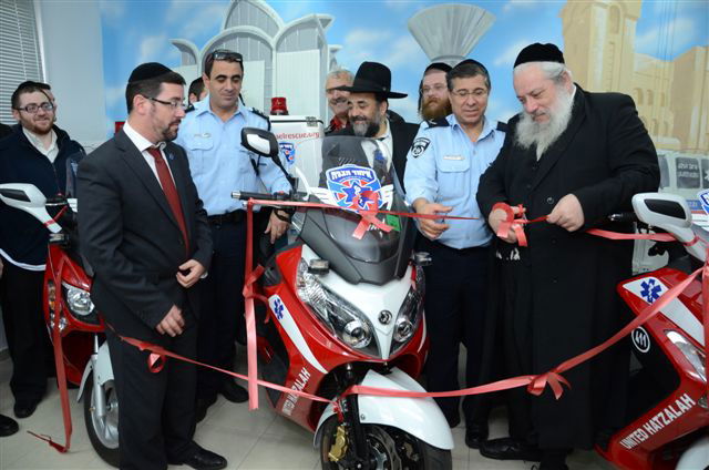 שלושה אופנולנסים חדשים נוספו בסניף 'איחוד הצלה' בני ברק