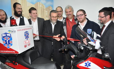 שלושה אופנולנסים חדשים נוספו בסניף 'איחוד הצלה' בני ברק