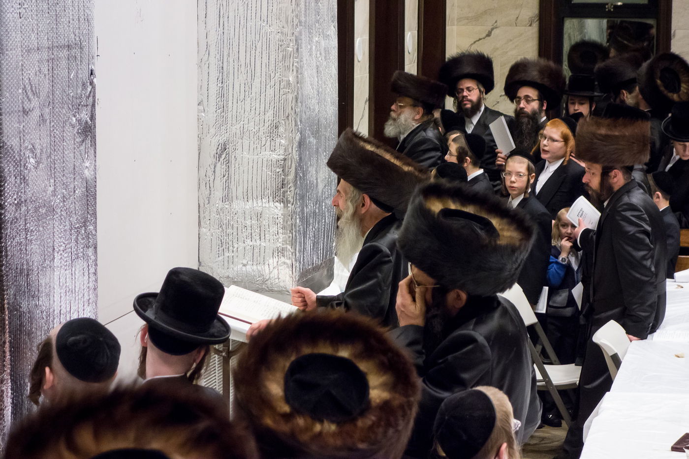 תמונות: הרבי מסלאנים בבורו פארק