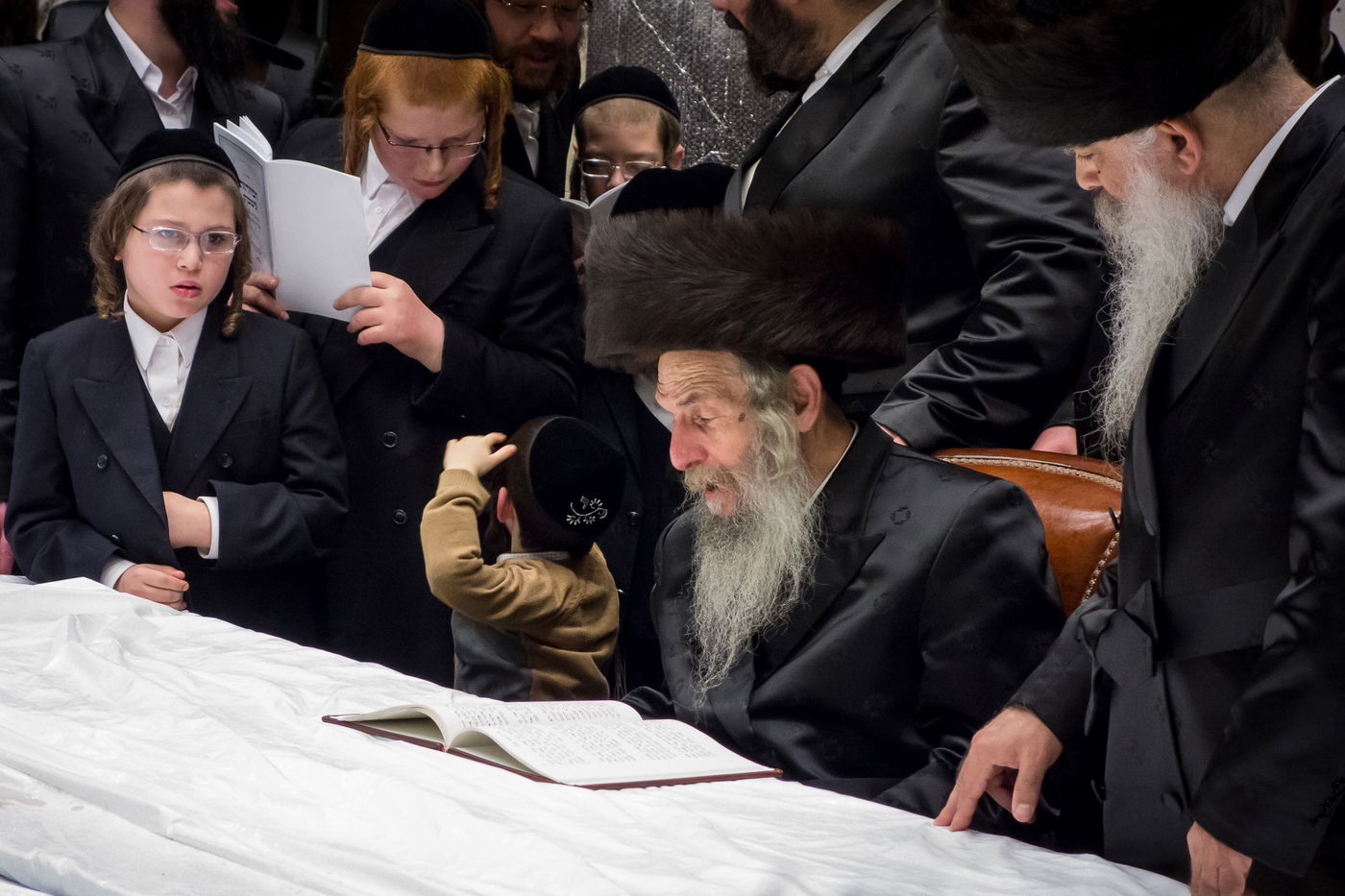 תמונות: הרבי מסלאנים בבורו פארק