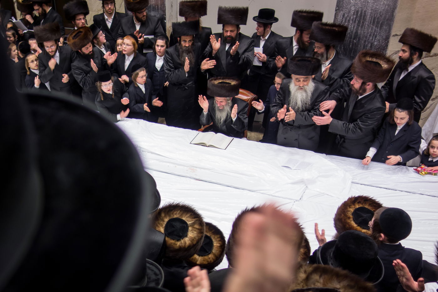 תמונות: הרבי מסלאנים בבורו פארק