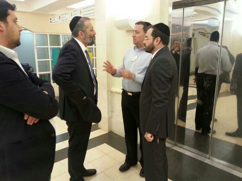 דרעי ובוסו בבית החולים, אמש